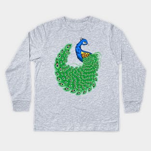 Peacock Kids Long Sleeve T-Shirt